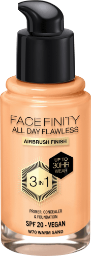 Facefinity Flawless Warm 20, LSF Foundation Day All Sand, 70 30 ml