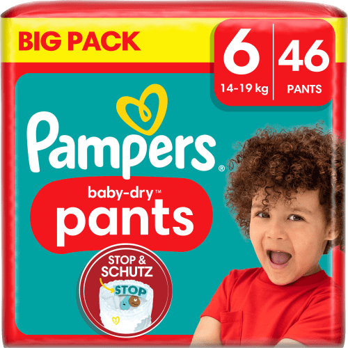 Baby Pants Baby Dry Gr.6 Large Pack, kg), Big St (14-19 Extra 46