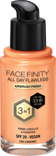 Flawless 20, All Facefinity Day ml Caramel, 30 Foundation 85 LSF