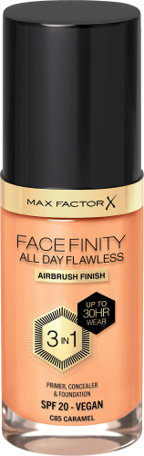 Foundation Facefinity All Day Flawless LSF 20, 85 Caramel, 30 ml