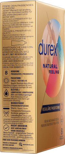 Natural latexfrei, Feeling, Kondome St 8 56mm, Breite