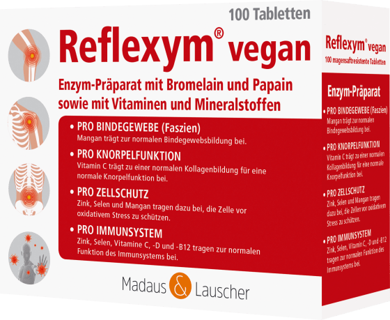 Bis zu 10 % Rabatt-Gutschein Reflexym vegan 100 g Tabletten, 70