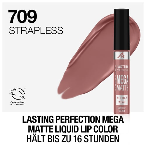 Matte 709 Lippenstift Lasting Perfection ml Strapless, 7,4 Liquid Mega