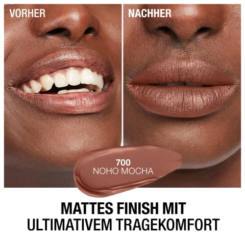 Lippenstift 7,4 ml Matte Perfection Mocha, Liquid Noho Mega 700 Lasting