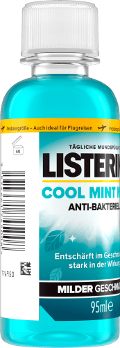 Mundspülung Cool Mint milder Geschmack 95 ml Reisegröße