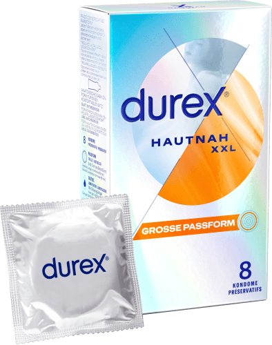 Kondome Hautnah XXL, Breite 60mm, 8 St