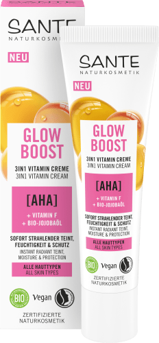 Gesichtscreme Glow Boost 3in1 AHA & Vitamin F, 30 ml