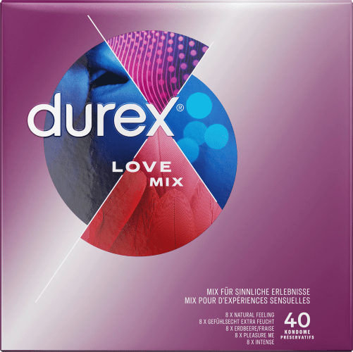 Breite 40 St Kondome Mix, 56mm, Love