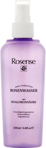 Gesichtswasser Rosenwasser mit Hyaluronsäure, 200 ml