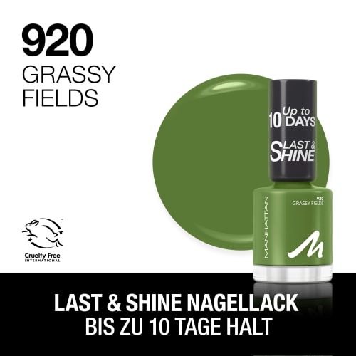 Nagellack Last & 8 Shine Grassy 920 ml Fields