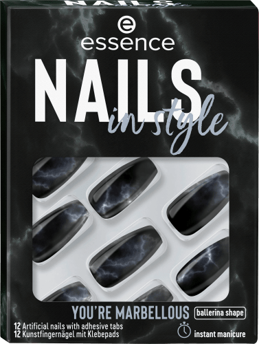 Künstliche Nägel Nails In Style 17 You´re Marbellous, 12 St