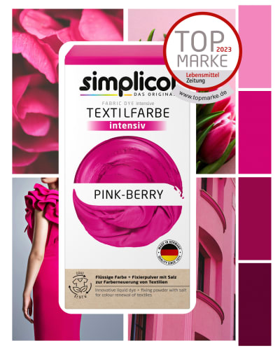 Textilfarbe intensiv Pink-Berry, ml 150