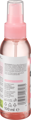 100 ml Bio-Rosenblütenwasser,