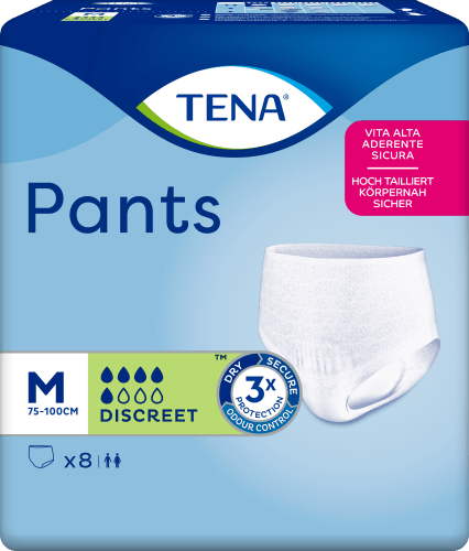 discreet Pants Inkontinenz Größe M, 8 St