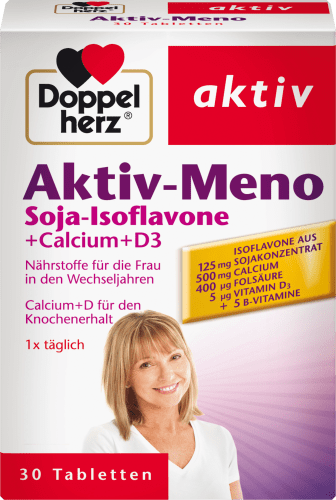 Aktiv-Meno Soja-Isoflavone + Tabletten g Calcium Vitamin D3 30 + St., 51,3
