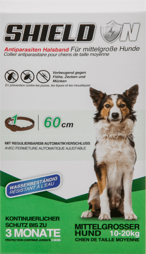 Ungezieferhalsband für mittelgroße Hunde (60 cm), 1 St