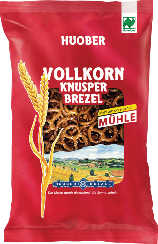 Snack, Brezel, Weizen Vollkorn Knusper-Brezel, 125 g