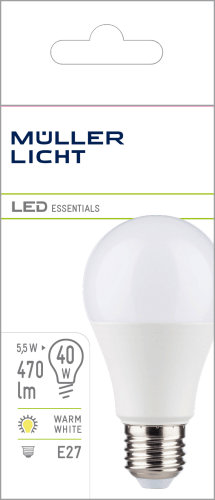 LED Birne 470lm, 1 St E27 6W