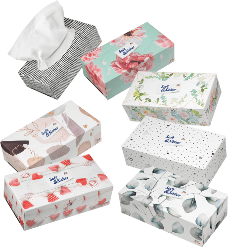 100 Taschentücher Box Design, St