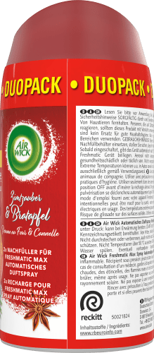 Lufterfrischer Freshmatic Zimtzauber & Bratapfel ml), (2x250 ml 500 Nachfüllpack
