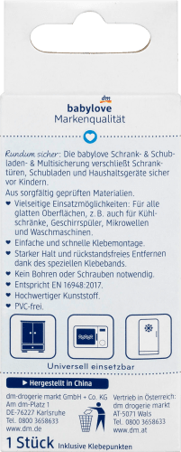 Schubladen- Multisicherung, St 1 & Schrank-,