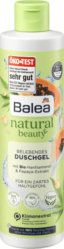 Dusche natural beauty Hanfsamen & Papaya, 250 ml