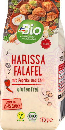 Backmischung Harissa Falafel mit Paprika & Chilli, glutenfrei, 175 g