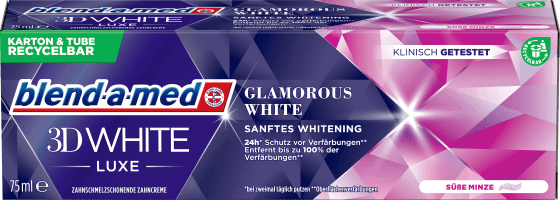 Zahnpasta 3D 75 Glamorous White, White Luxe ml