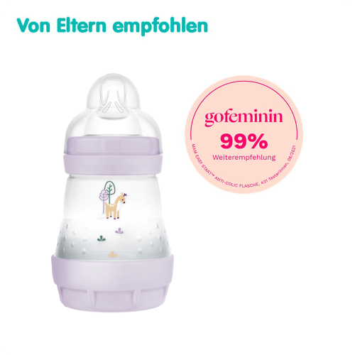 Babyflasche Easy Start Anti-Colic, lila, 1 an, 160 St ml, von Geburt