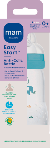 Babyflasche Easy Anti-Colic, Start von an, 1 260 blau, ml, St Geburt