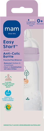 Babyflasche Easy Start Anti-Colic, lila, von Geburt an, 260 ml, 1 St