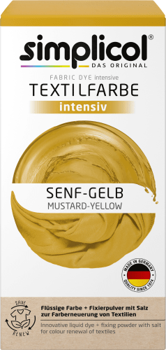 intensiv Senf-Gelb, 150 Textilfarbe ml