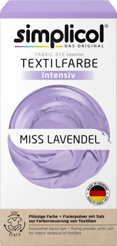 1 St Textilfarbe intensiv Lavendel, Miss