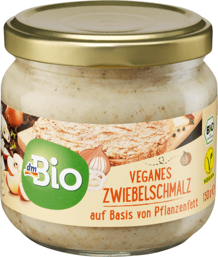 Brotaufstrich, Zwiebelschmalz, 150 g Veganes