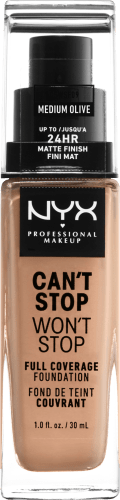 Won\'t Stop Can\'t 24-Hour Foundation Stop 09 ml 30 Medium Olive,
