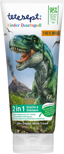 Kinder Dusche & Shampoo 2in1 T-Rex, 200 ml