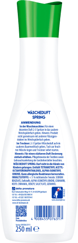 250 ml Spring, Wäscheduft