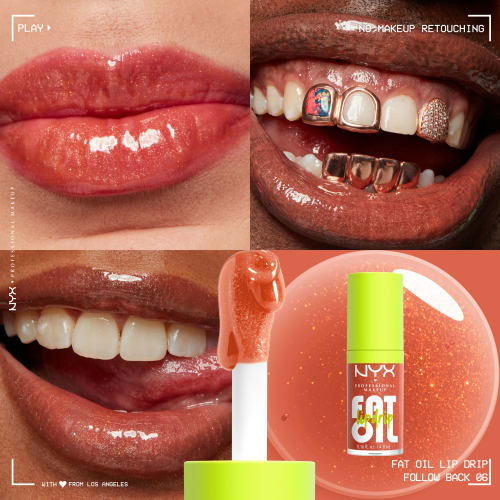 Drip Lip Follow 06 ml 4,8 Oil Back, Lipgloss Fat