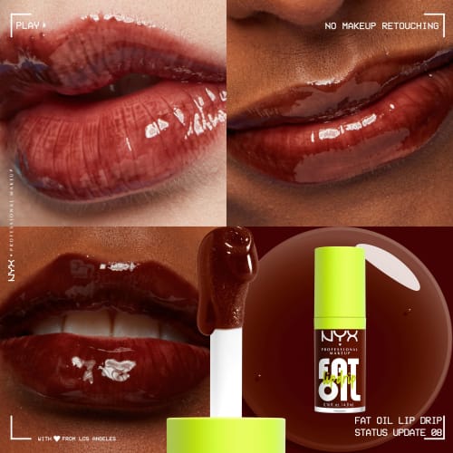 Lipgloss Fat Drip 4,8 Oil 08 Lip Update, ml Status