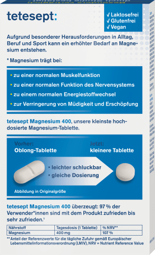 30 Tabletten Magnesium 400 25,8 g St.,