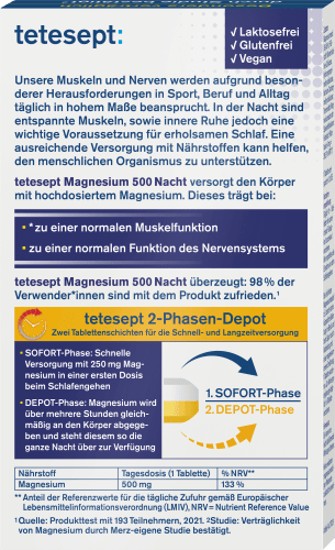 Magnesium Tabletten Nacht St., 42,6 g 30