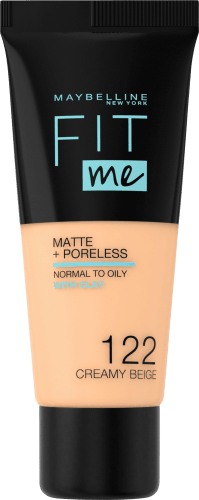 Foundation Fit Me Matte & Poreless 122 Creamy Beige, 30 ml