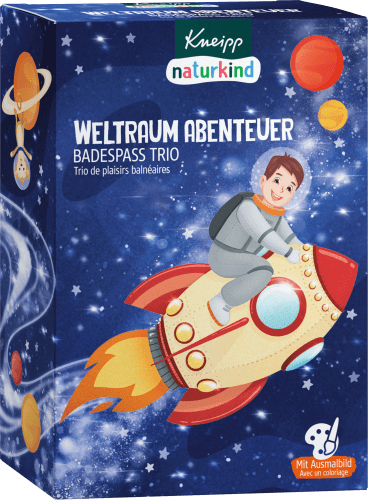 Geschenkset Badezusatz Kinder Weltraum Abenteuer 3-teilig, 1 St