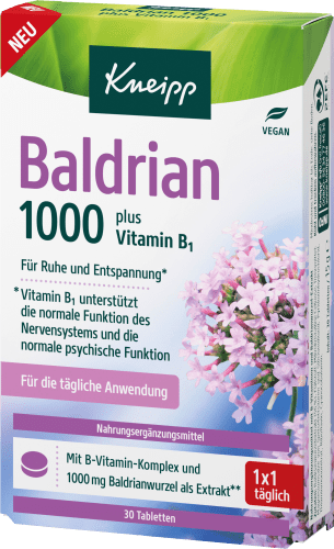 Baldrian 30 15 1000 St, Tabletten g