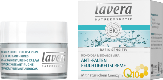 Gesichtscreme Basis Sensitiv mit Bio-Aloe Vera & Coenzym Q10, 50 ml