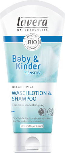 Waschlotion & Shampoo Baby & Kinder Sensitiv, 200 ml