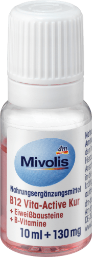 B12 Vita-Active Kur + B-Vitamine, Trinkfläschchen, Eiweißbausteine ml + 10 hochdosiert, 100