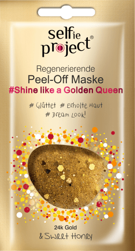 Gesichtsmaske peel off Shine like a Golden Queen, 12 ml