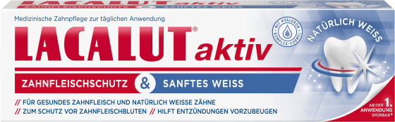 Sanftes Zahnpasta aktiv 75 Zahnfleischschutz Weiss, & ml