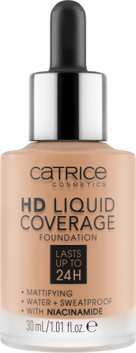 Foundation Liquid HD Coverage ml 40 Warm 30 Beige
